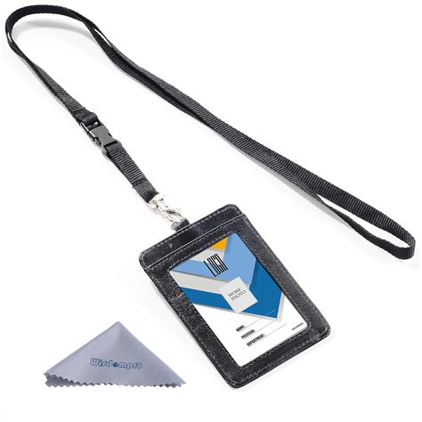 rfid double sided badge holder|durable id badge holders.